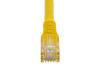 StarTech.com 25ft CAT6 Ethernet Cable, 10 Gigabit Molded RJ45 650MHz 100W PoE Patch Cord, CAT 6 10GbE UTP Network Cable with Strain Relief, Yellow, Fluke Tested/Wiring is UL Certified/TIA - Category 6 - 24AWG (C6PATCH25YL) - patch cable - 25 ft - yellow