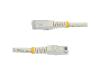 StarTech.com 8ft CAT6 Ethernet Cable, 10 Gigabit Molded RJ45 650MHz 100W PoE Patch Cord, CAT 6 10GbE UTP Network Cable with Strain Relief, White, Fluke Tested/Wiring is UL Certified/TIA - Category 6 - 24AWG (C6PATCH8WH) - patch cable - 8 ft - white