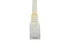 StarTech.com 8ft CAT6 Ethernet Cable, 10 Gigabit Molded RJ45 650MHz 100W PoE Patch Cord, CAT 6 10GbE UTP Network Cable with Strain Relief, White, Fluke Tested/Wiring is UL Certified/TIA - Category 6 - 24AWG (C6PATCH8WH) - patch cable - 8 ft - white