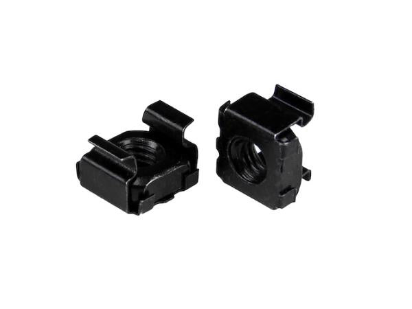 M5 CAGE NUTS - 50 PACK, BLACK