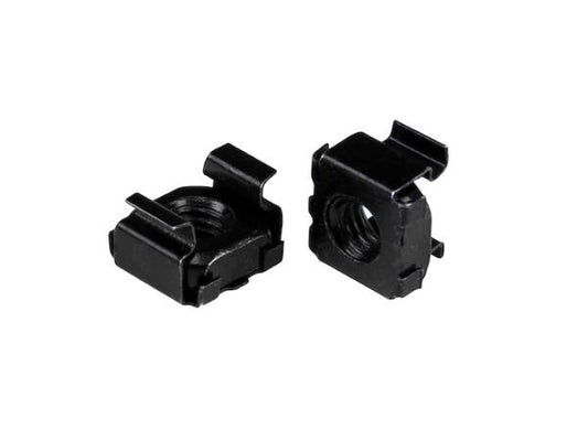 M5 CAGE NUTS - 50 PACK, BLACK