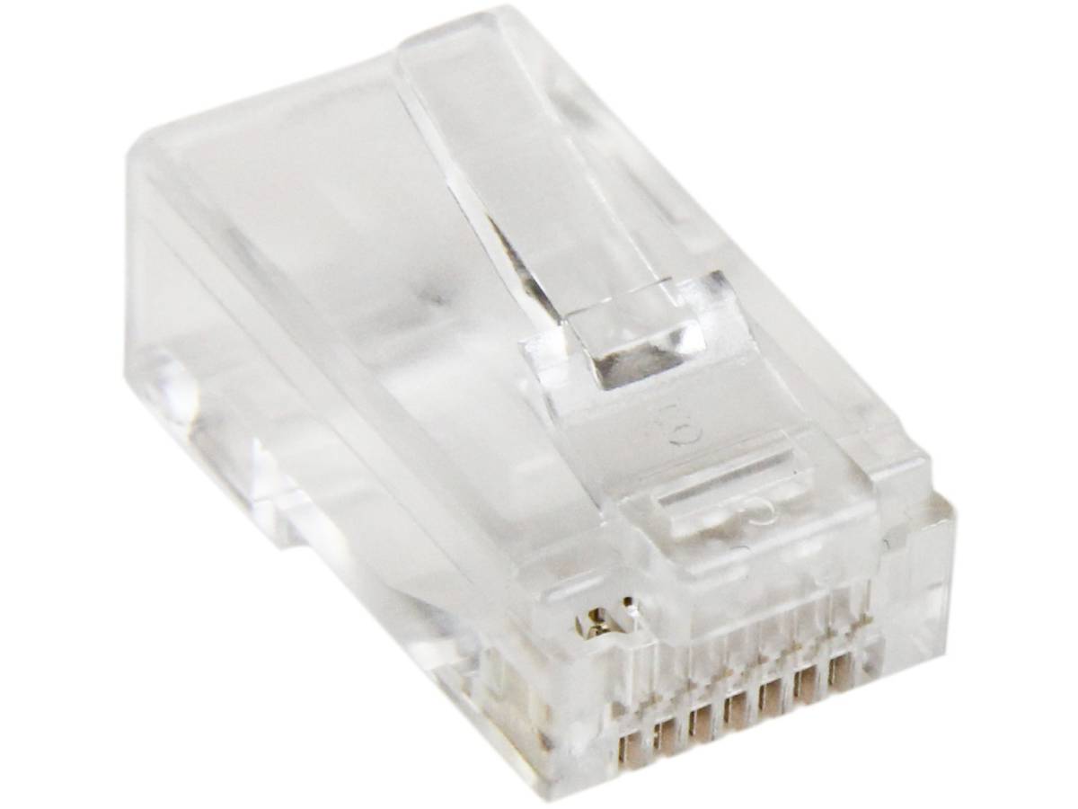 Cat 5e RJ45 Solid Modular Plug 50 Pack