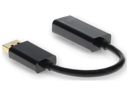 AddOn 8in DisplayPort to HDMI Adapter Cable - adapter - DisplayPort / HDMI - 7.9 in