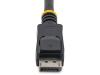 StarTech.com 10 ft DisplayPort 1.2 Cable with Latches - 4K x 2K (4096 x 2160) @ 60Hz - DPCP & HDCP - Male to Male DP Video Monitor Cable (DISPLPORT10L) - DisplayPort cable - 10 ft