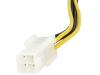 StarTech.com 6 Inch 4 Pin to 8 Pin EPS Power Adapter with LP4 - F/M - ATX to EPS Power Adapter (EPS48ADAP) - power adapter - 6 in