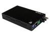 StarTech.com 10/100 Mbps Ethernet to Fiber Optic Media Converter - Steel - Chassis Mount - ST Multimode - 1310nm - 2km (ET90110ST2) - fiber media converter - 10Mb LAN, 100Mb LAN