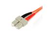 2m Fiber Optic Cable - Multimode Duplex 62.5/125 LSZH Fiber Jumper Cord - LC/SC