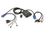 2-Port USBCableKVMSwitchwithAudioandMic