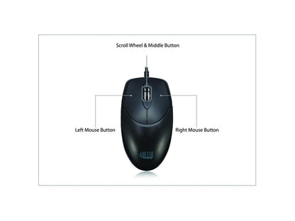 Desktop1000dpi USB metal scroll Optical