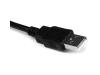 StarTech.com 1 ft USB to RS232 Serial DB9 Adapter Cable with COM Retention - serial adapter - USB - RS-232