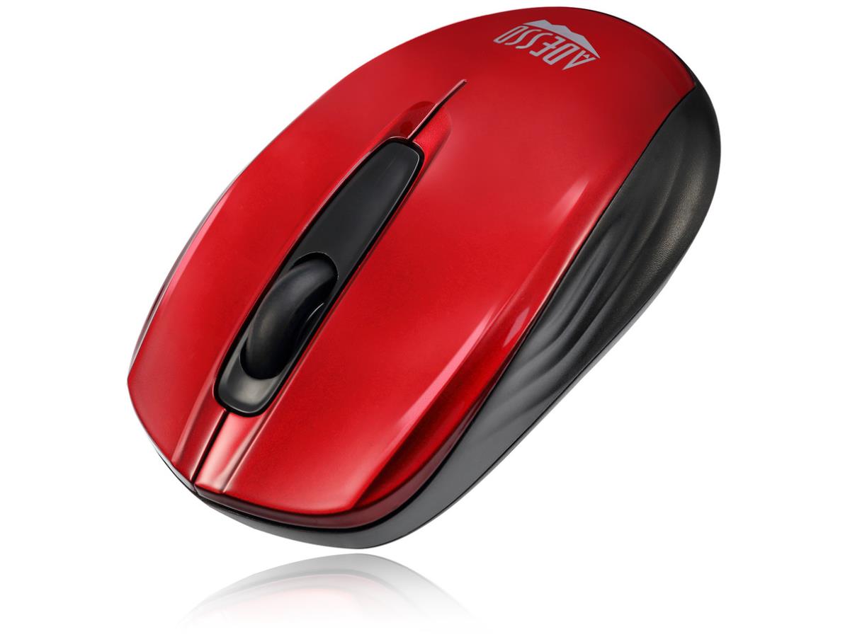 RED 2.4GHz Wireless Mini Optical Mouse