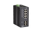 Gigabit Ethernet (1000-Mbps) Extreme Temperature Managed PoE+ Switch - (8) 10/100/1000-Mbps Copper RJ45, (4) 100/1000-Mbps SFP
