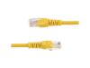 1ft Yellow Molded Cat5e UTP Patch Cable