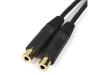 6" Stereo Splitter Cable 3.5 to 2x 3.5mm