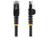 10FT CAT6 ETHERNET CABLE - BLACK CAT 6 GIGABIT ETHERNET WIRE -650MHZ 100W PO E RJ45 UTP NETWORK/PATCH CORD SNAGLESS W/STRAIN RELIEF FLUKE