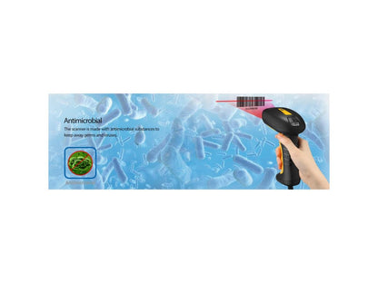 Waterproof Handheld CCD BarcodeScanner