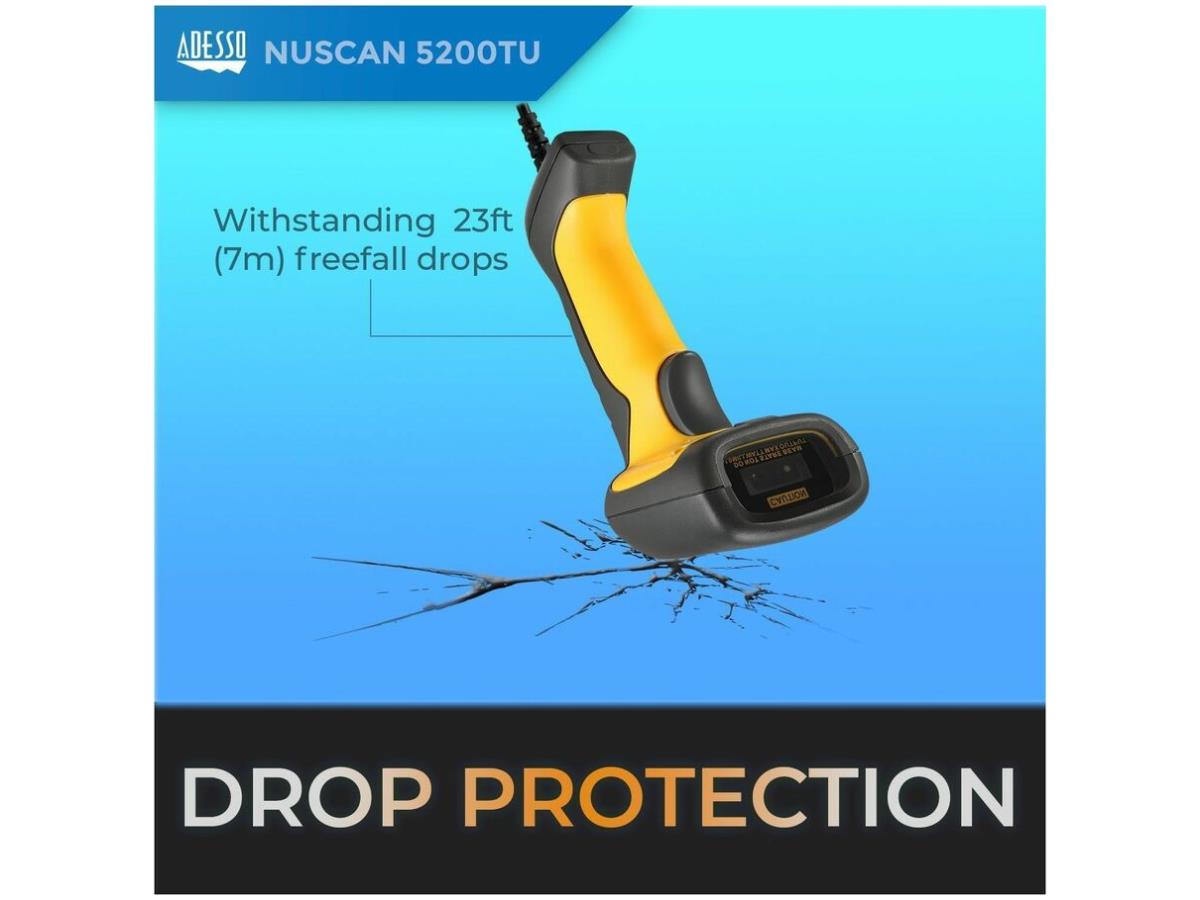 WATERPROOF INDUSTRY 2D USB BARCODE SCANN