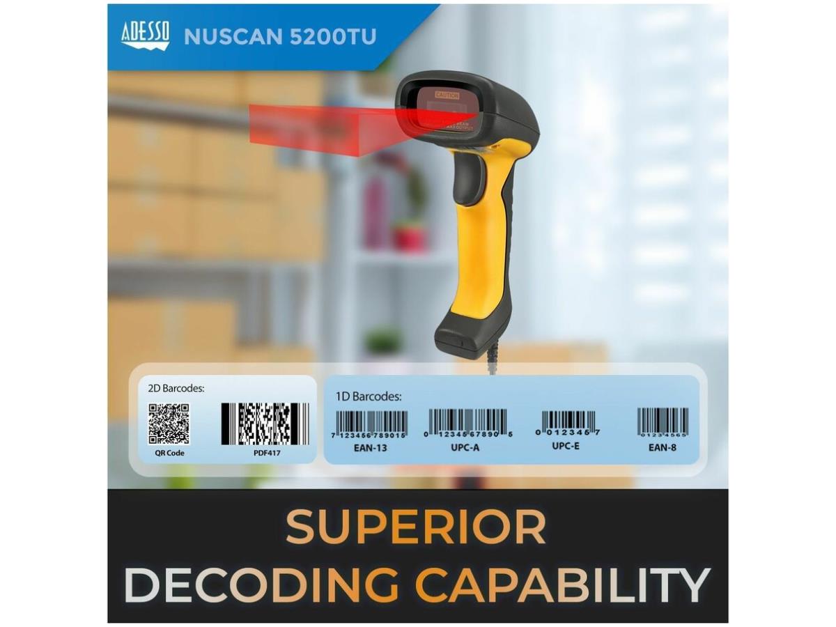 WATERPROOF INDUSTRY 2D USB BARCODE SCANN