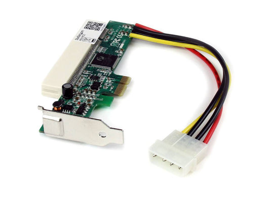 StarTech.com PCI Express to PCI Adapter Card - PCIe to PCI Converter Adapter with Low Profile / Half-Height Bracket (PEX1PCI1) - PCIe x1 to PCI slot adapter