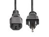 StarTech.com 10ft (3m) Computer Power Cord, NEMA 5-15P to C13 Power Cord, 10A 125V, 18AWG, Black Replacement AC Power Cord, Monitor Power Cable, NEMA 5-15P to IEC 60320 C13 TV Power Cord - PC Power Supply Cable - power cable - NEMA 5-15 to power