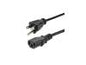 StarTech.com 10ft (3m) Computer Power Cord, NEMA 5-15P to C13 Power Cord, 10A 125V, 18AWG, Black Replacement AC Power Cord, Monitor Power Cable, NEMA 5-15P to IEC 60320 C13 TV Power Cord - PC Power Supply Cable - power cable - NEMA 5-15 to power