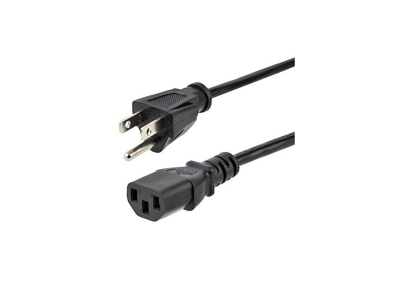 3ft Power Cord, NEMA 5-15P to C13 Cable