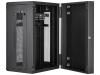 StarTech.com 18U 19" Wall Mount Network Cabinet, 16" Deep Hinged Locking IT Network Switch Depth Enclosure, Assembled Vented Computer Equipment Data Rack with Shelf & Flexible Side Panels - 18U Vented Cabinet (RK1820WALHM) - rack enclosure cabinet - 18U