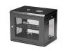 StarTech.com 2 Post 9U 19" Wall Mount Network Cabinet, Adjustable Depth 6-15" Locking IT Switch Depth Enclosure, Vented Computer/Electronics Equipment Data Rack w/ Shelf + Hook & Loop Tape - 19 Inch Wall Cabinet (RK9WALM) - rack enclosure cabinet - 9U