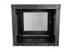 StarTech.com 2 Post 9U 19" Wall Mount Network Cabinet, Adjustable Depth 6-15" Locking IT Switch Depth Enclosure, Vented Computer/Electronics Equipment Data Rack w/ Shelf + Hook & Loop Tape - 19 Inch Wall Cabinet (RK9WALM) - rack enclosure cabinet - 9U