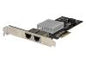 StarTech.com Dual Port 10G PCIe Network Adapter Card - Intel-X550AT 10GBASE-T PCI Express 10GbE Multi Gigabit Ethernet 5 Speed NIC 2port - network adapter - PCIe 3.0 x4 - 10Gb Ethernet x 2