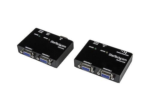 StarTech.com VGA Video Extender over Cat5 (ST121 Series) - Up to 500ft (150m) - VGA over Cat 5 Extender - 2 Local and 2 Remote (ST121UTP) - monitor extender