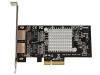 StarTech.com Dual Port PCI Express (PCIe x4) Gigabit Ethernet Server Adapter - 2 Port Network Card - Intel i350 NIC - GbE Network Card (ST2000SPEXI) - network adapter - PCIe 2.1 x4 - Gigabit Ethernet x 2