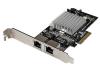 StarTech.com Dual Port PCI Express (PCIe x4) Gigabit Ethernet Server Adapter - 2 Port Network Card - Intel i350 NIC - GbE Network Card (ST2000SPEXI) - network adapter - PCIe 2.1 x4 - Gigabit Ethernet x 2