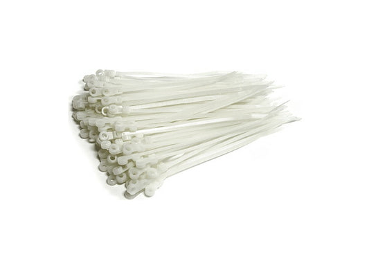 6IN SCREW MOUNT CABLE TIES 100 PACK