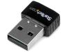 StarTech.com USB 2.0 300 Mbps Mini Wireless-N Network Adapter - 802.11n 2T2R WiFi Adapter - USB Wireless Adapter - N300 Wireless NIC (USB300WN2X2C) - network adapter - USB 2.0