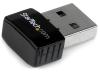 StarTech.com USB 2.0 300 Mbps Mini Wireless-N Network Adapter - 802.11n 2T2R WiFi Adapter - USB Wireless Adapter - N300 Wireless NIC (USB300WN2X2C) - network adapter - USB 2.0