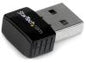 StarTech.com USB 2.0 300 Mbps Mini Wireless-N Network Adapter - 802.11n 2T2R WiFi Adapter - USB Wireless Adapter - N300 Wireless NIC (USB300WN2X2C) - network adapter - USB 2.0