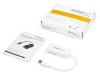 StarTech.com USB 3.0 to Gigabit Ethernet Adapter NIC w/ USB Port (White) - USB 3.0 NIC - 10/100/1000 Mbps USB 3.0 LAN Adapter (USB31000SPTW) - network adapter - USB 3.0 - Gigabit Ethernet