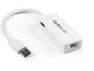 StarTech.com USB 3.0 to Gigabit Ethernet Adapter NIC w/ USB Port (White) - USB 3.0 NIC - 10/100/1000 Mbps USB 3.0 LAN Adapter (USB31000SPTW) - network adapter - USB 3.0 - Gigabit Ethernet