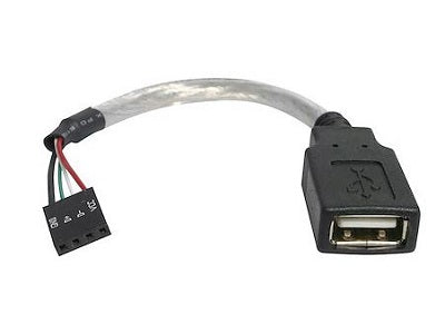 6" USB A to USB 4 Pin Header Cable