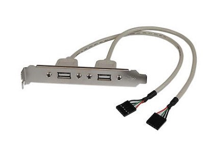 2 PORT USB A SLOT PLATE ADAPTER