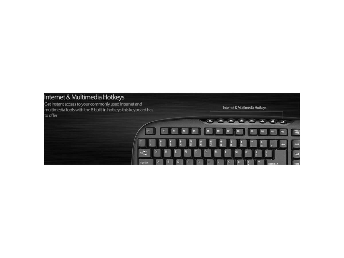 2.4GHZ WIRELESS KEYBOARD & MOUSE COMBO