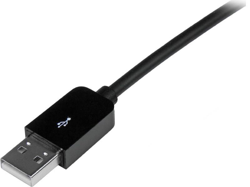 StarTech.com 1m (3ft) Black Apple 8-pin Lightning Connector to USB Cable for iPhone / iPod / iPad - Charge and Sync Cable - 1 meter (USBLT1MB) - Lightning cable - Lightning / USB - 3.3 ft