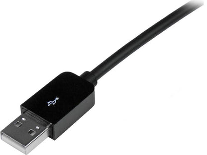 StarTech.com 1m (3ft) Black Apple 8-pin Lightning Connector to USB Cable for iPhone / iPod / iPad - Charge and Sync Cable - 1 meter (USBLT1MB) - Lightning cable - Lightning / USB - 3.3 ft
