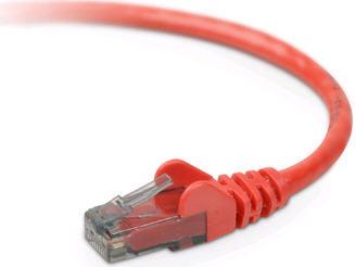 CABLE,CAT6,UTP,RJ45M/M,6 inch,RED,PATCH