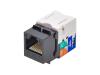 Monoprice Cat6 Punch Down Keystone Jack-Black