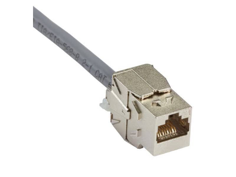 CAT6 Keystone Jack - Shielded, Universal Wiring