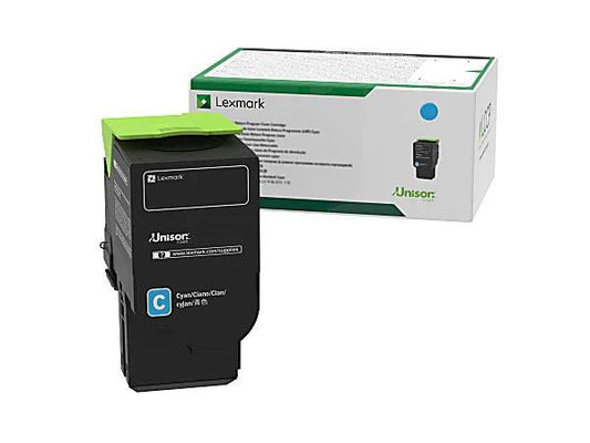 Lexmark 78C0XCG Cyan Return Program Toner Cartridge TAA
