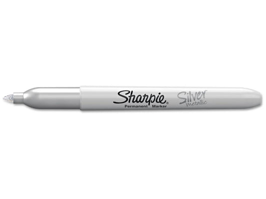 SHARPIE METALLIC SILVER O S 12 pack