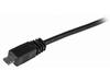 StarTech.com 1 ft. (0.3 m) USB to Micro USB Cable - USB 2.0 A to Micro B - Black - Micro USB Cable (UUSBHAUB1) - USB cable - USB to Micro-USB Type B - 1 ft